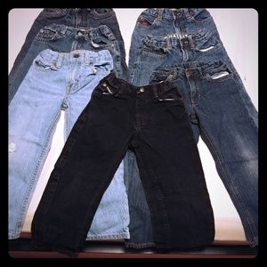 7 pairs of 4T jeans! EUC!